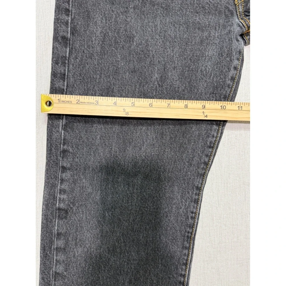 Levi's 501 Mens Original Fit Straight Leg Jeans Charcoal Gray W36 L30 00501-0226